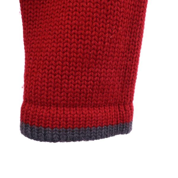 BURBERRY BLACK LABEL バーバリーブラックレーベル 三陽商会 ブルゾン ニットジャケット 2 レッド メンズ