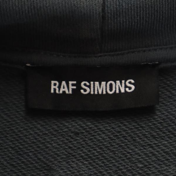 ラフシモンズ ポルトガル製 長袖 スウェットパーカー M グレー RAF SIMONS プルオーバー メンズ