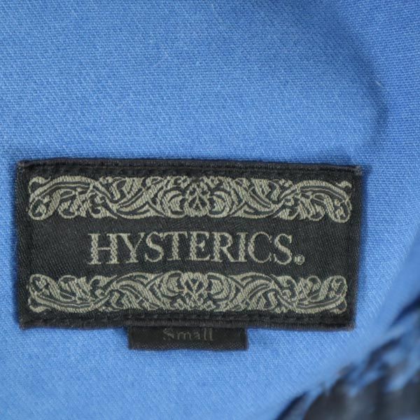 HYSTERICS ヒステリックス 日本製 総柄 ジャケット S 青系 ストレッチ メンズ