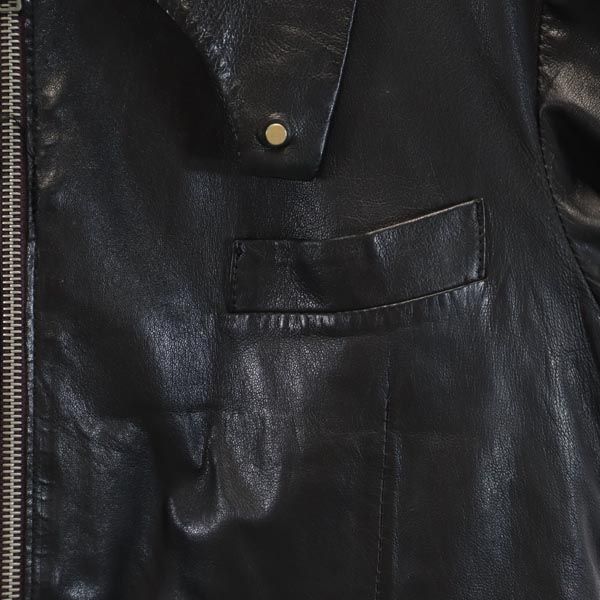 ポールスミス 羊革 レザージャケット ブラック Paul Smith メンズ