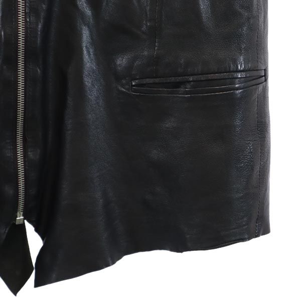 ポールスミス 羊革 レザージャケット ブラック Paul Smith メンズ