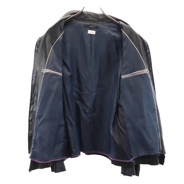 ポールスミス 羊革 レザージャケット ブラック Paul Smith メンズ