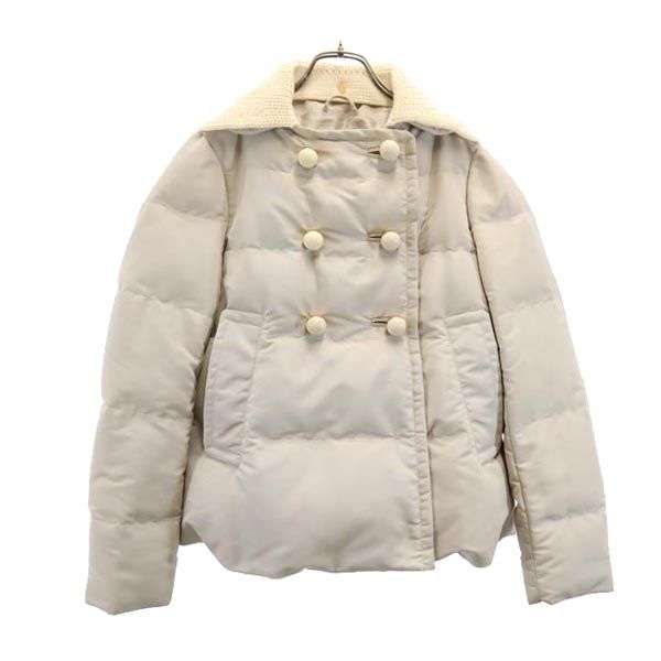 PRADA プラダ ダウンジャケット 38 ベージュ レディース