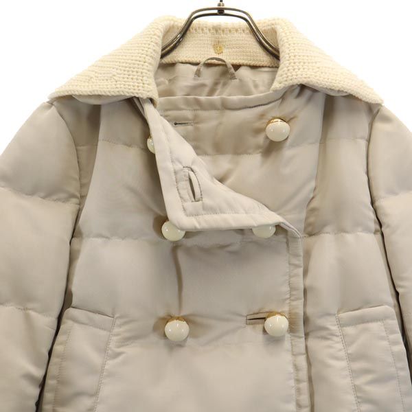 PRADA プラダ ダウンジャケット 38 ベージュ レディース