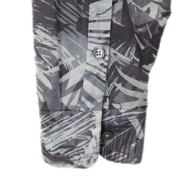 ピーエスポールスミス 日本製 総柄 長袖 シャツ M グレー系 PS Paul Smith メンズ