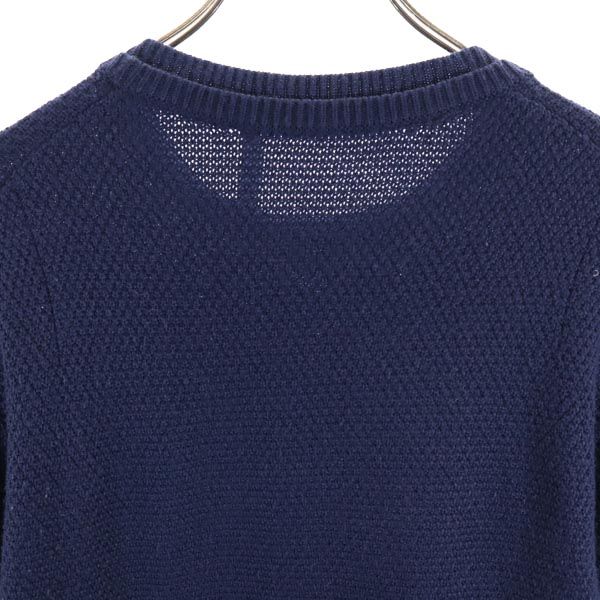 NEIL BARRETT ニールバレット 長袖 クルーネック セーター M ネイビー ニット メンズ