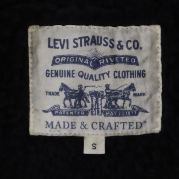 未使用 LEVI'S MADE & CRAFTED リーバイス メイドアンドクラフテッド ボンバー ジャケット S ブラック N-1型 PC9-A2992-0000 メンズ