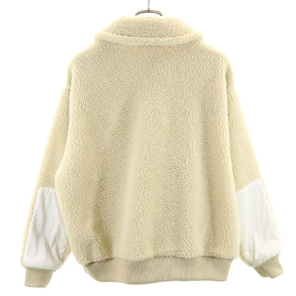 WILDTHINGS ワイルドシングス × ナノユニバース コラボ フリースジャケット S アイボリー × nano・universe メンズ