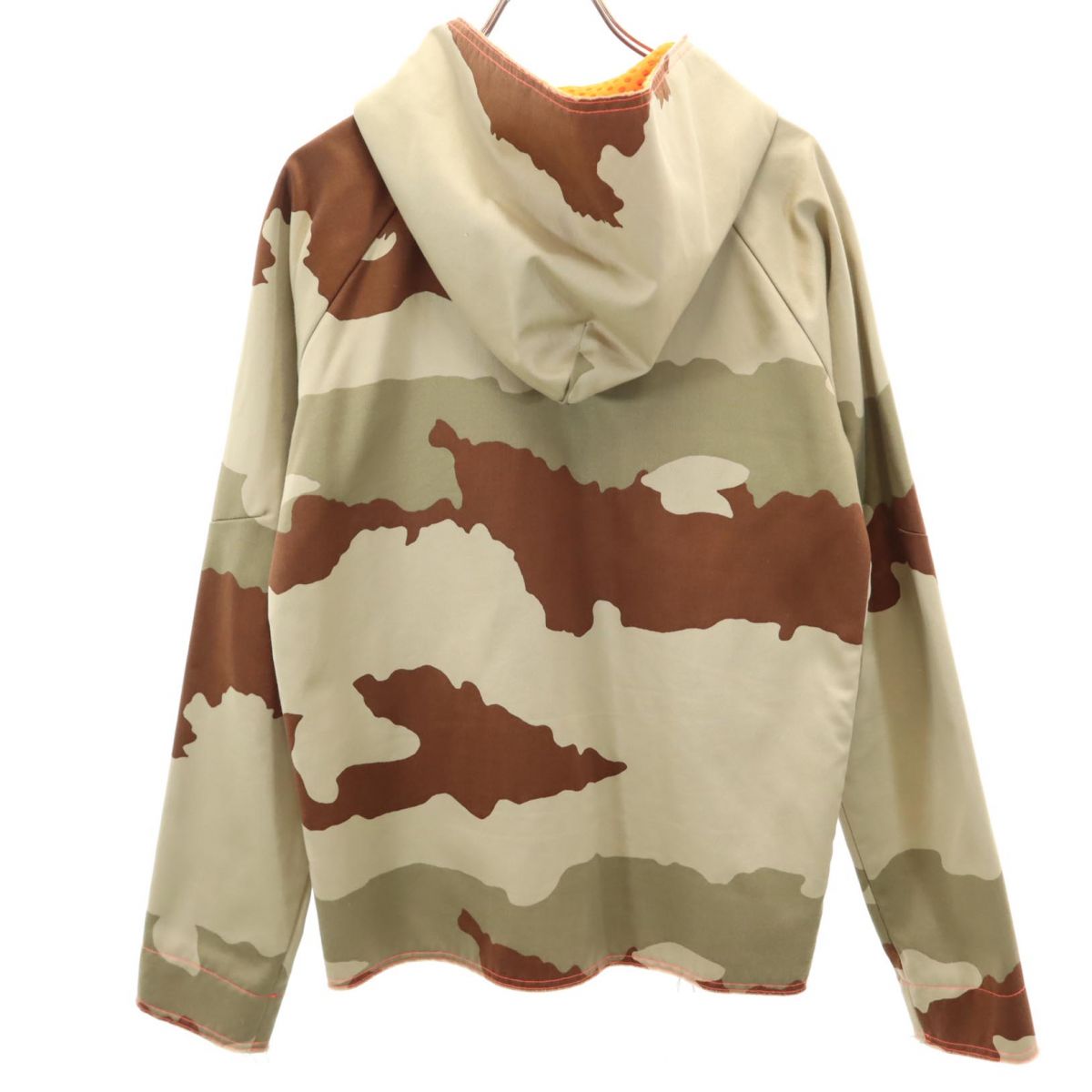 GRIFFIN グリフィン イタリア製 カモフラ柄 長袖 ジップパーカー M カーキ系 迷彩 メンズ