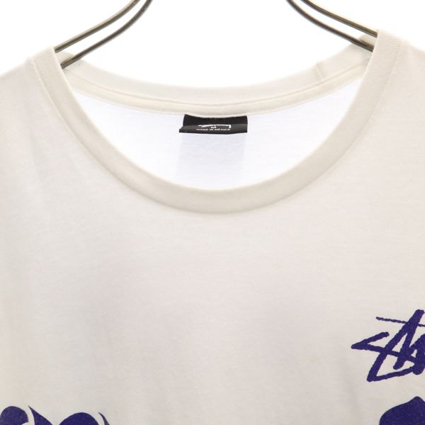 STUSSY ステューシー ロゴ 半袖 Tシャツ M 白 メンズ