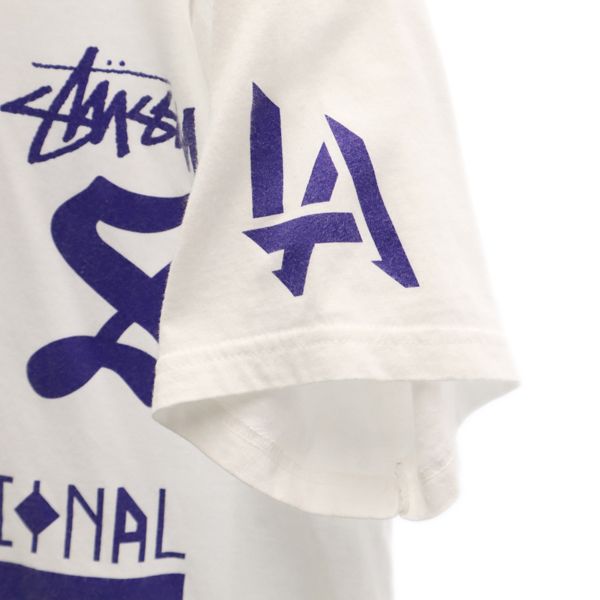 STUSSY ステューシー ロゴ 半袖 Tシャツ M 白 メンズ