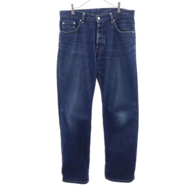 (株)UNITE 日本製 ストレートデニムパンツ W32 ジーパン ボタンフライ メンズ