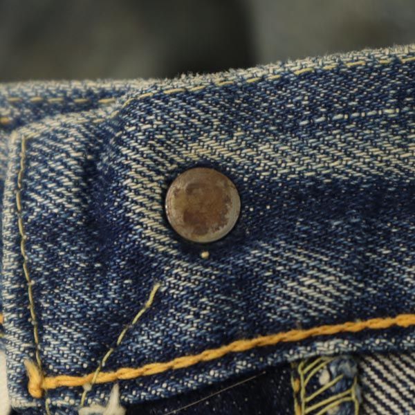 Levi's リーバイス 60s 501XX Vステッチ BIG E ヴィンテージ ギャラ入り 赤耳 ストレートデニムパンツ ジーパン メンズ