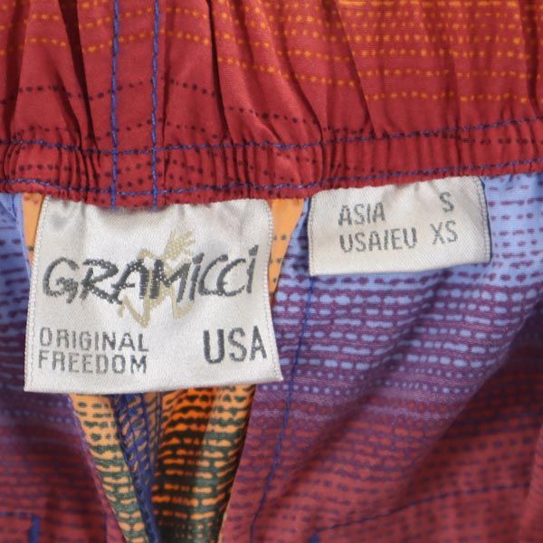 未使用 Gramicci グラミチ 総柄 ナイロン アウトドアパンツ S クライミング メンズ