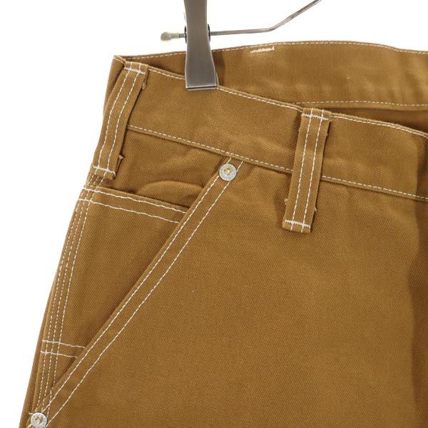 児島ジーンズ 日本製 バイカラー バイカラー ペインターパンツ w32 キャメル×ベージュ KOJIMA GENES OVER ALLS メンズ