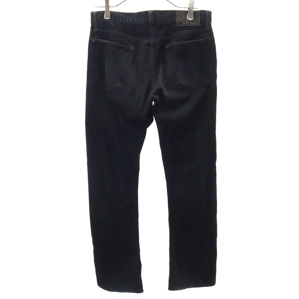 RRL ダブルアールエル USA製 コーデュロイパンツ W30 黒 RALPH LAUREN ボタンフライ メンズ