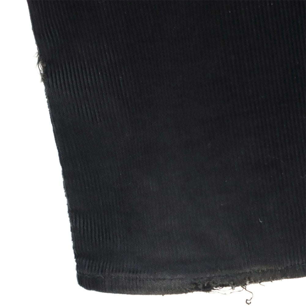 RRL ダブルアールエル USA製 コーデュロイパンツ W30 黒 RALPH LAUREN ボタンフライ メンズ