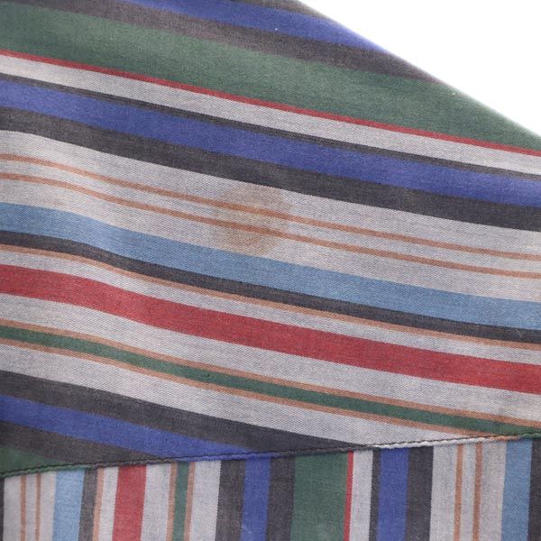 Wrangler ラングラー 80s ヴィンテージ ストライプ 長袖 ロングシャツ メンズ