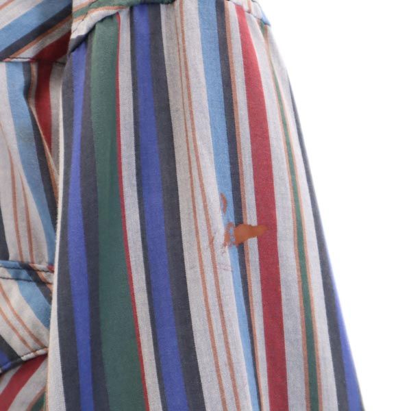 Wrangler ラングラー 80s ヴィンテージ ストライプ 長袖 ロングシャツ メンズ