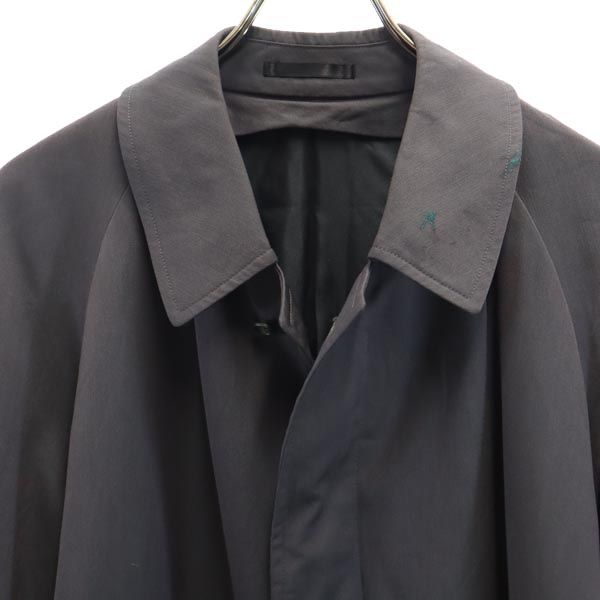 Pierre Cardin ピエールカルダン シルク ウール ブレンド ステンカラーコート 96A7 ネイビー メンズ