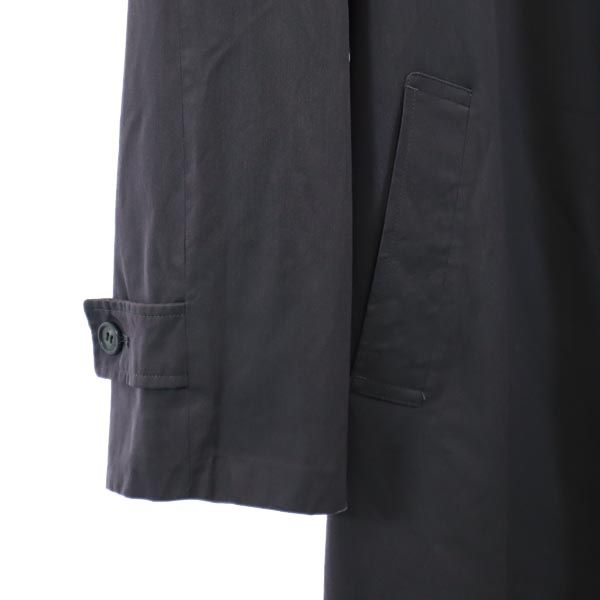 Pierre Cardin ピエールカルダン シルク ウール ブレンド ステンカラーコート 96A7 ネイビー メンズ