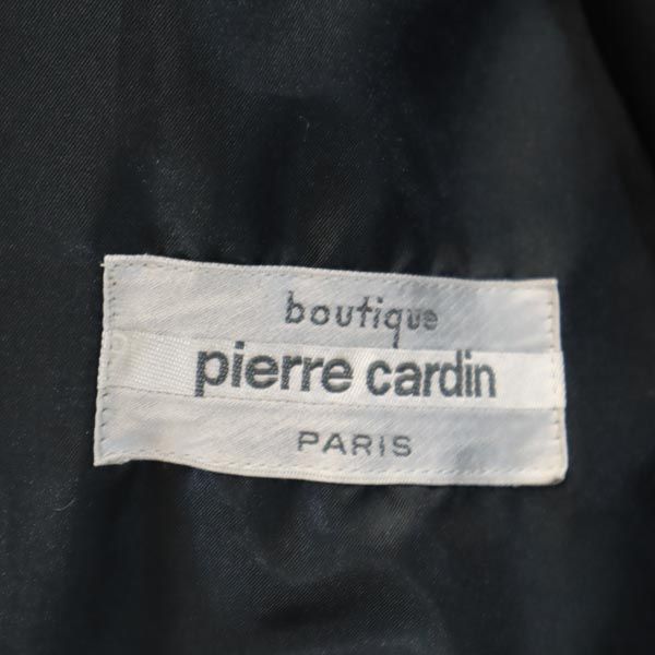 Pierre Cardin ピエールカルダン シルク ウール ブレンド ステンカラーコート 96A7 ネイビー メンズ