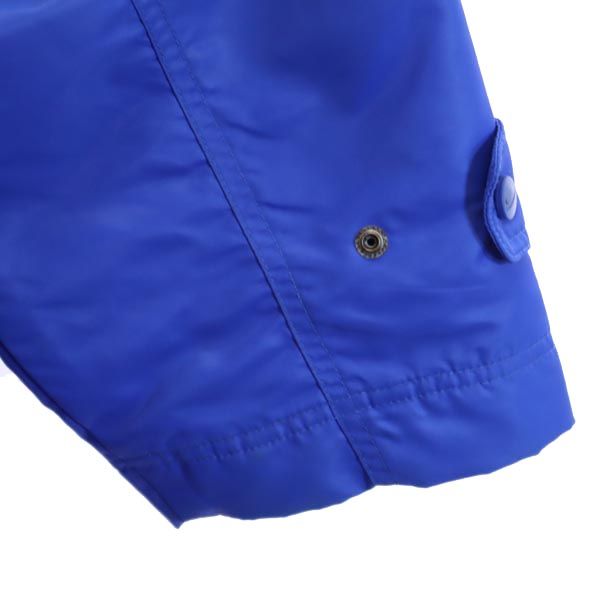 NIKE ナイキ 90s 00s 白タグ オールド 中綿 ベンチコート M ブルー フード 裏ボア メンズ