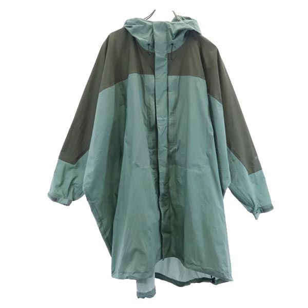 THE NORTH FACE ノースフェイス NP11931 アウトドア タグアン ポンチョ M カーキ系 収納袋付き 裏メッシュ レインコート メンズ