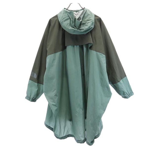 THE NORTH FACE ノースフェイス NP11931 アウトドア タグアン ポンチョ M カーキ系 収納袋付き 裏メッシュ レインコート メンズ