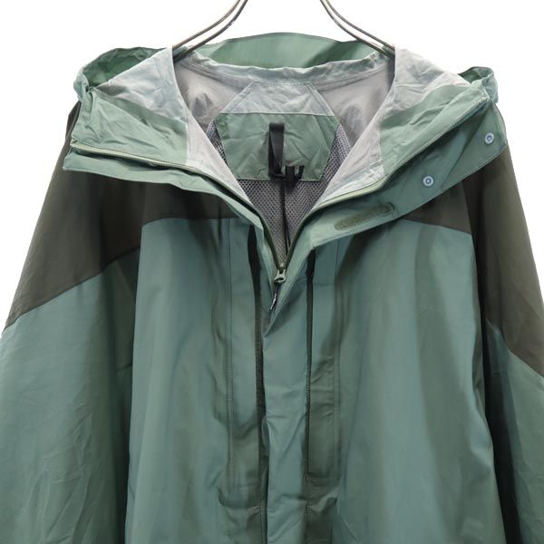 THE NORTH FACE ノースフェイス NP11931 アウトドア タグアン ポンチョ M カーキ系 収納袋付き 裏メッシュ レインコート メンズ