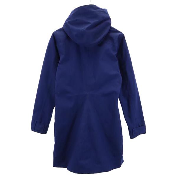 patagonia パタゴニア アウトドア FA16 フード付き ロング ジャケット XS 紺 レディース