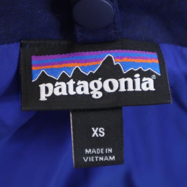 patagonia パタゴニア アウトドア FA16 フード付き ロング ジャケット XS 紺 レディース