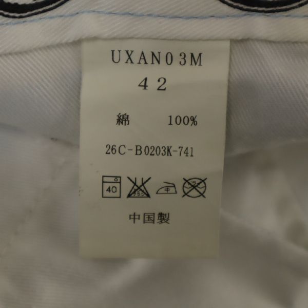 Dickies ディッキーズ アンドエーコラボア ボーダー柄 チノショートパンツ 42 水色×白 AND A メンズ