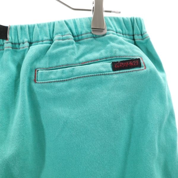 Gramicci グラミチ アウトドアショートパンツ グリーン×オレンジ クライミング メンズ
