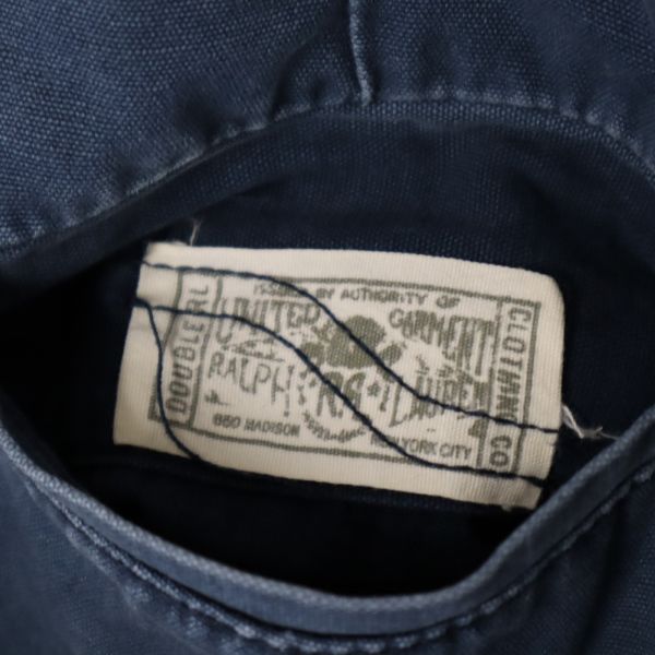 RRL ダブルアールエル ショートパンツ w33 ネイビー系 ボタンフライ RALPH LAUREN メンズ