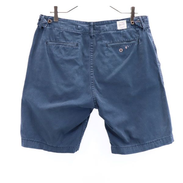 RRL ダブルアールエル ショートパンツ w33 ネイビー系 ボタンフライ RALPH LAUREN メンズ