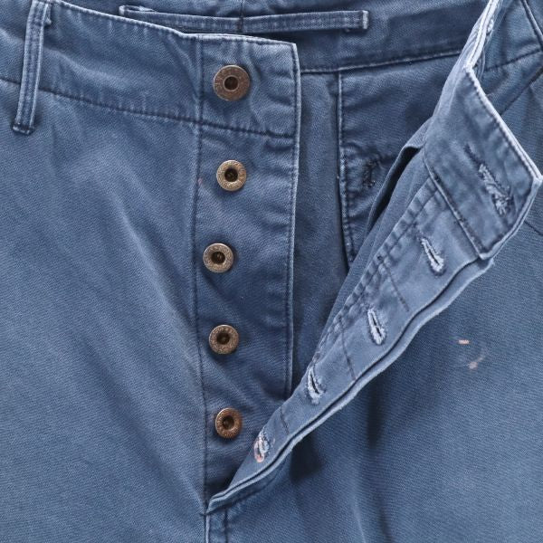 RRL ダブルアールエル ショートパンツ w33 ネイビー系 ボタンフライ RALPH LAUREN メンズ