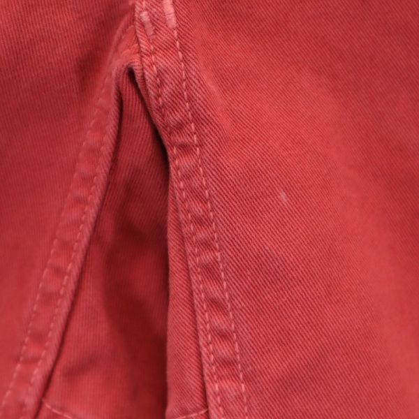 Gramicci グラミチ アウトドアショートパンツ S レッド系 クライミング ロゴ刺繍 メンズ