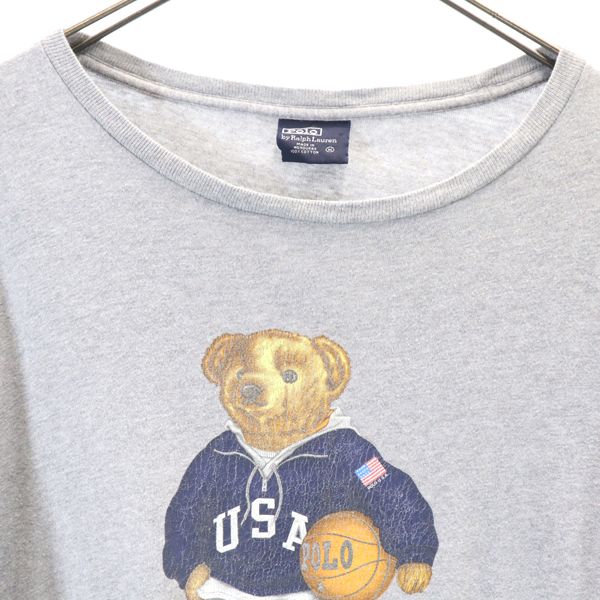 POLO RALPH LAUREN ポロラルフローレン 90s ポロベア 半袖 Tシャツ M グレー メンズ