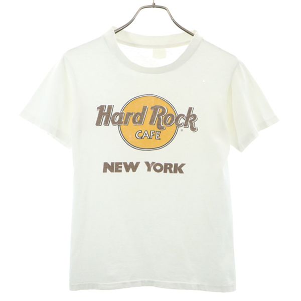 HARD ROCK CAFE ハードロックカフェ プリント 半袖 Tシャツ 白 メンズ