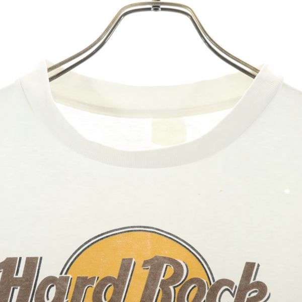 HARD ROCK CAFE ハードロックカフェ プリント 半袖 Tシャツ 白 メンズ
