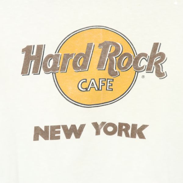 HARD ROCK CAFE ハードロックカフェ プリント 半袖 Tシャツ 白 メンズ