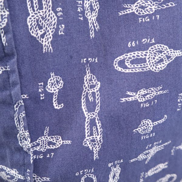 NAUTICA ノーティカ 90s クレイジーパターン 半袖 ボタンダウンシャツ L メンズ