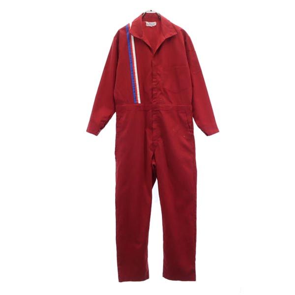 ワークライト 長袖 つなぎ 40 赤 WORKRITE 作業着 作業服 メンズ