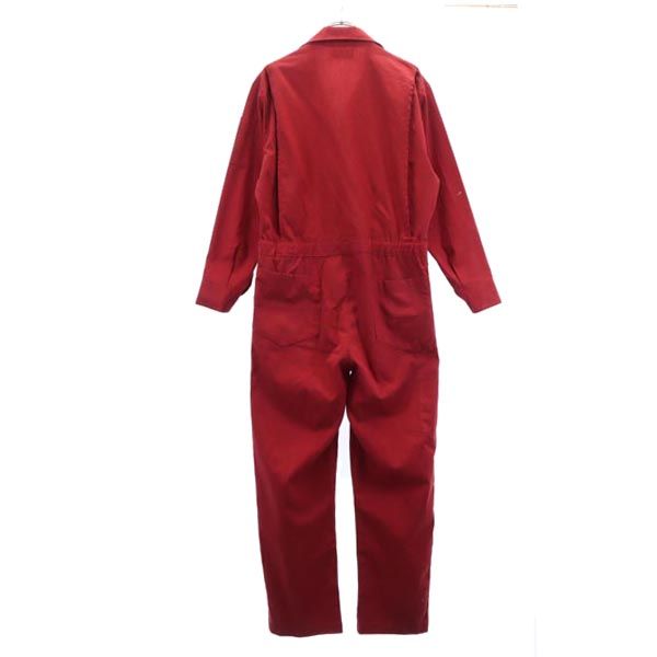 ワークライト 長袖 つなぎ 40 赤 WORKRITE 作業着 作業服 メンズ