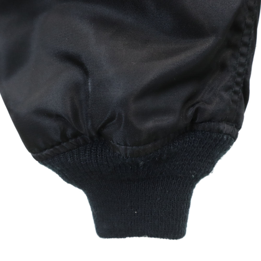 AVIREX アヴィレックス 618282 MA-1 ジョリーロジャー フライトジャケット L ブラック メンズ