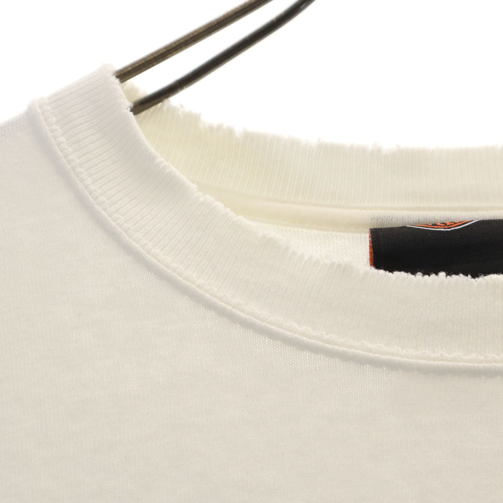 HARLEY DAVIDSON ハーレーダビッドソン バックプリント 長袖 Tシャツ L ホワイト ロンT メンズ