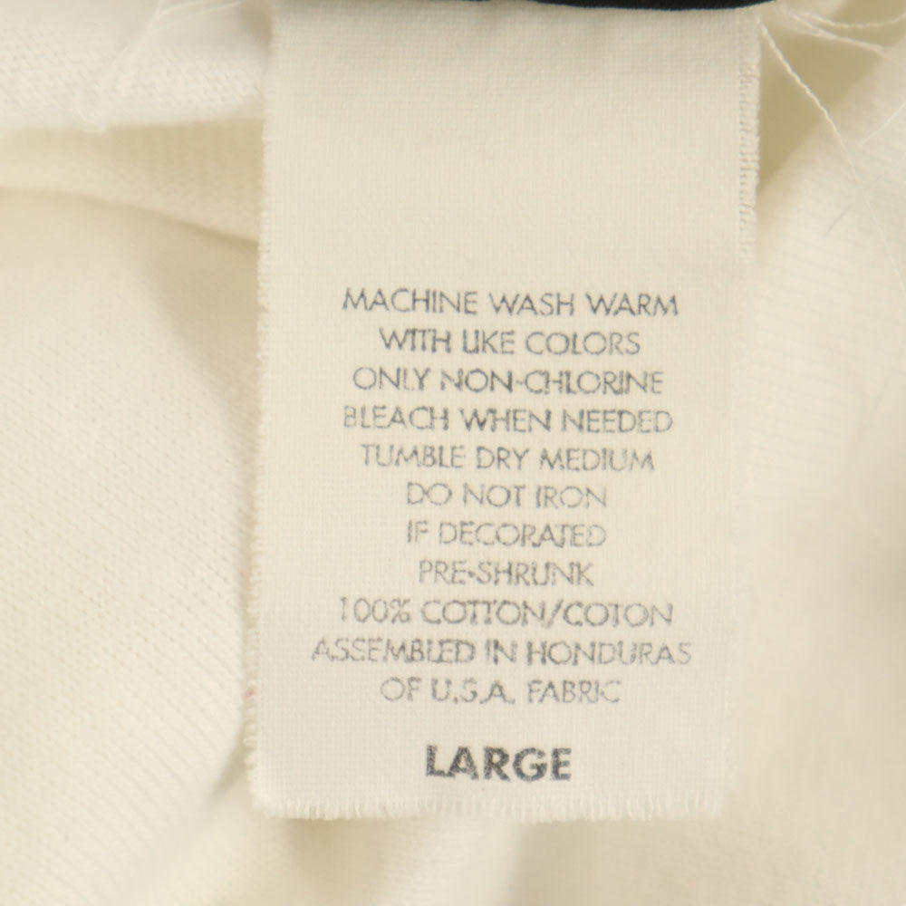 HARLEY DAVIDSON ハーレーダビッドソン バックプリント 長袖 Tシャツ L ホワイト ロンT メンズ