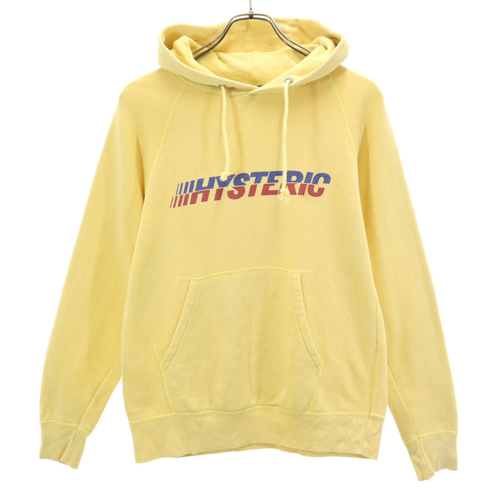 HYSTERIC ヒステリック 長袖 スウェットパーカー FREE イエロー レディース
