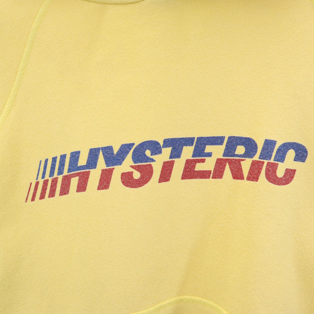 HYSTERIC ヒステリック 長袖 スウェットパーカー FREE イエロー レディース
